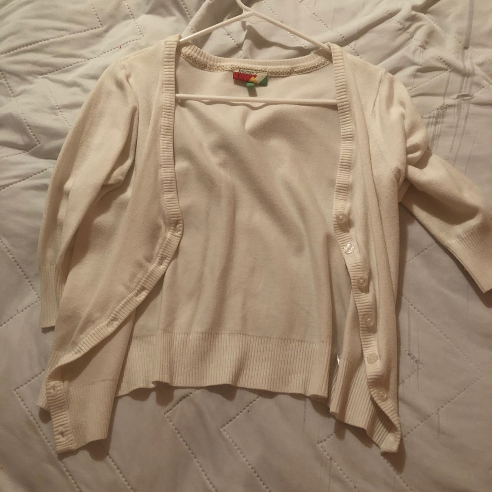 White Cardigan